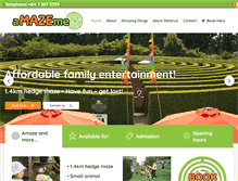 Tablet Screenshot of amazeme.co.nz